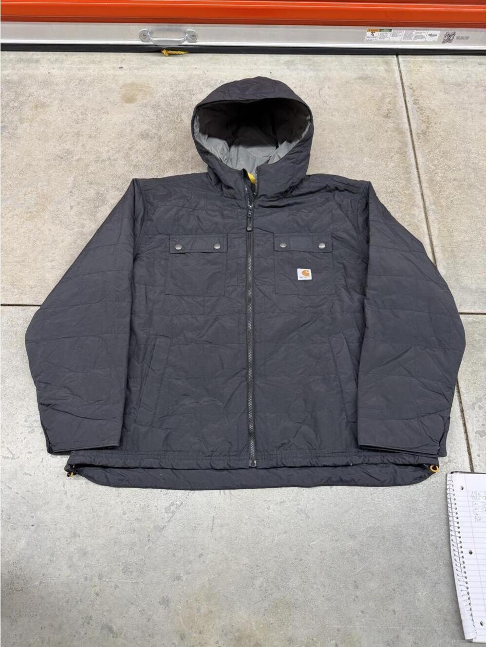 vintage carhartt livingston insulated puffer jacket size xxl